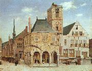 Pieter Jansz Saenredam The Old Town Hall in Amsterdam Spain oil painting artist